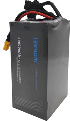 購入 25C 30000mAh ポッチパック リポ UAV バッテリー Herewin 12s リポ バッテリー 44.4V オンライン製造