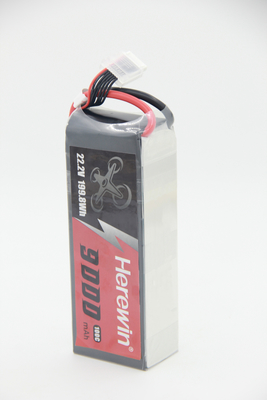 購入 高速高速 6S 100C 9Ah FPV ドローン バッテリー ヘリーウィン 22.2V 725g オンライン製造