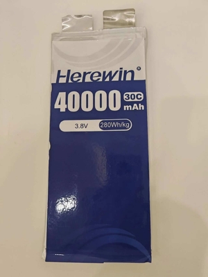 購入 3.8V 40000mAh リポシングルセル 25C 765g 1000サイクル+ライフ リチャージ可能なタイプ オンライン製造