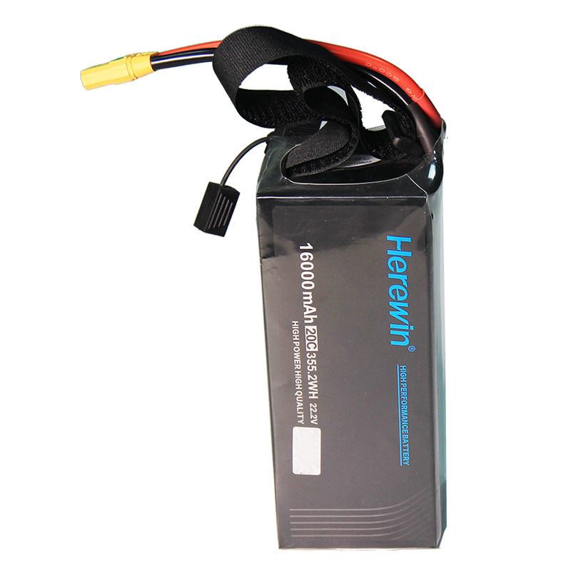 ドローン リポ バッテリー 6s 16000mah 電圧 22.2V 25C