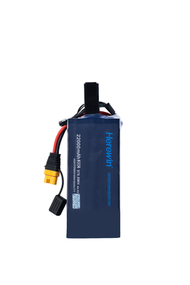リポ UAV ドローン バッテリー 25C ソフトパック ヘリーウィン 12S 44.4V 22000mAh