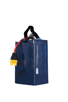 ハリーウィン 12S 45.6V 22000mAh LiHv UAV ドローン バッテリー 25Cソフトパック