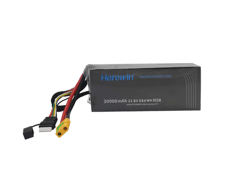 この中に30000mAh UAV LiHv ポッチセル バッテリーパック 6S1P 22.8V