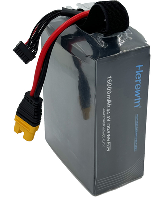 監視ドローン 12S 22Ah 44.4V リポバッグ バッテリー 25C ドローン バッテリー
