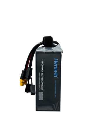 ヘリーウィン バッテリー 14S 53.2V 16000mAh ソフトパック 25C リポ バッテリー ドローン用
