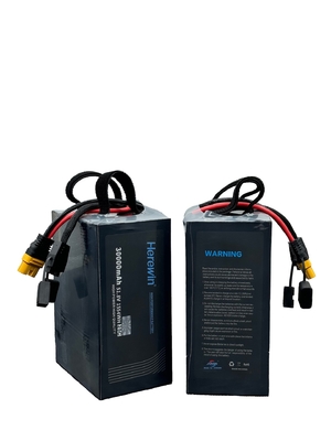 30000mAh ヘリーウィン インテリジェント フライト バッテリー 14 S 51.8 V 25C リポ UAV バッテリー ソフトパック