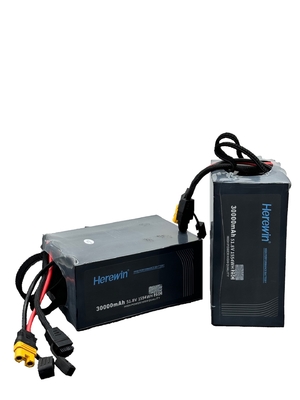 配送 ドローン リポ 25C UAV バッテリーパック 14S1P 30Ah 51.8V 30000mAh 8kg