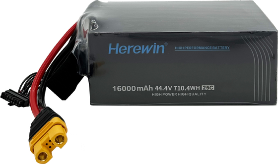 Herewin 12S1P 16000mAh 44.4V 25C UAV用のバッグパックバッテリー