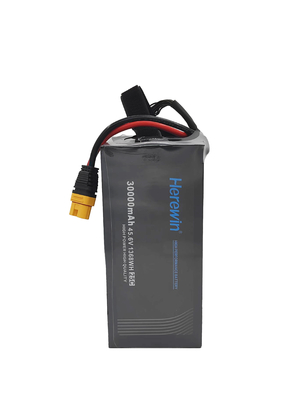 12S 45.6V 30000mAh LiHv ソフトパック UAV バッテリー 25C ヘリーウィン バッテリー