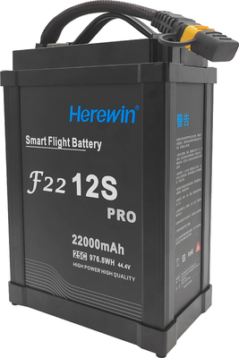 寿命が長い Herewin 12s 22000mah リポバッテリー 44.4V 976.8wh 22AH 25C ドローンスプレーヤー