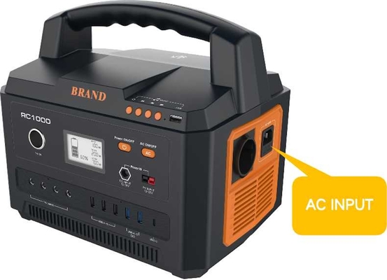 2*18W+3*10W キャンピング用携帯電源 999Wh 屋外 500W 急速充電