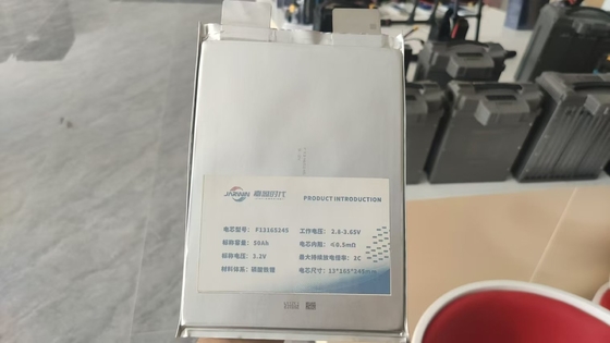 安全で高エネルギー密度 LFP Lifepo4 ポッチ バッテリー 50Ah 3.2V
