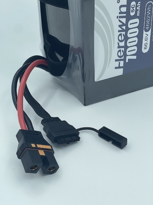ヘリーウィン 半固体バッテリー 18S2P 66.6V 70000mAh 高容量のソフトパックバッテリー
