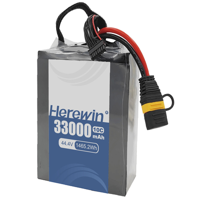 UAV 半固体電池 12S 44.4V 33000mAh 軽量で高容量のエネルギーソリューション