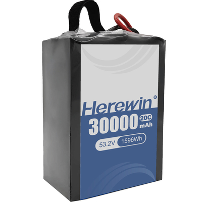 30000mAh 容量 軽量設計で高速充電のためのHerewin 半固体電池 14S 53.2V