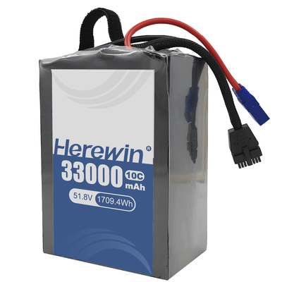 ヘリーウィン 半固体電池 14S 51.8V 33000mAh UAV ドローン