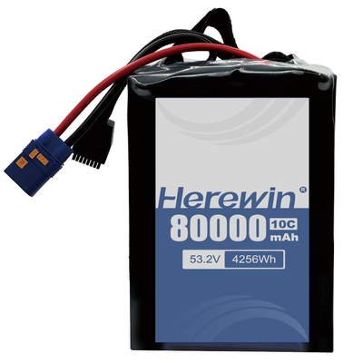 UAV 半固体電池 14S2P 53.2V 80000mAh 高効率で長持ちするエネルギー源